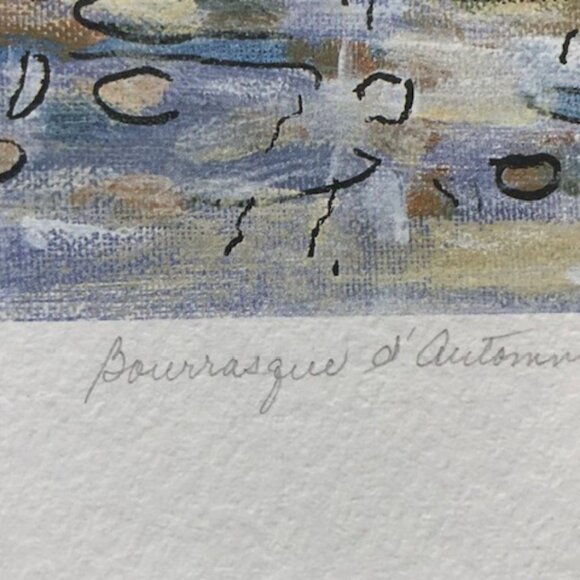 “Bourrasque d’Automne” by J.F. Beauvais – Signed & Numbered Limited Edition Prin - Picture 4 of 5